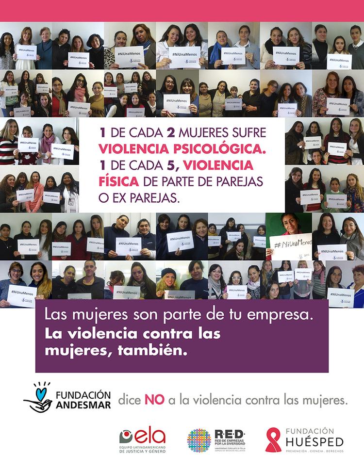 Somos parte de la campaña “Empresas contra la Violencia hacia las Mujeres en el Ámbito Doméstico” 