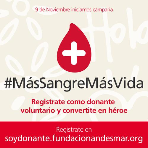 #MásSangreMásVida