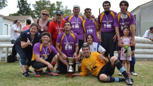 Campeones de futbol para ciegos