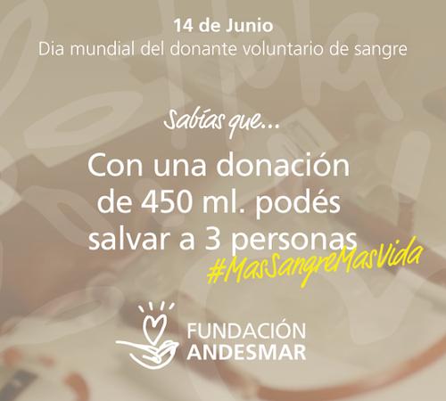 Seguimos trabajando para difundir la Donación voluntaria de Sangre